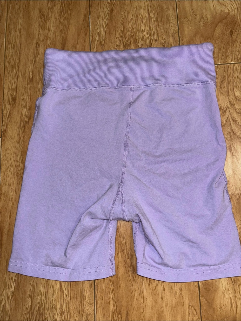 Free People Movement Lilac Biker Shorts Small Cotton Stretch Pull On Activewear - Picture 8 of 8